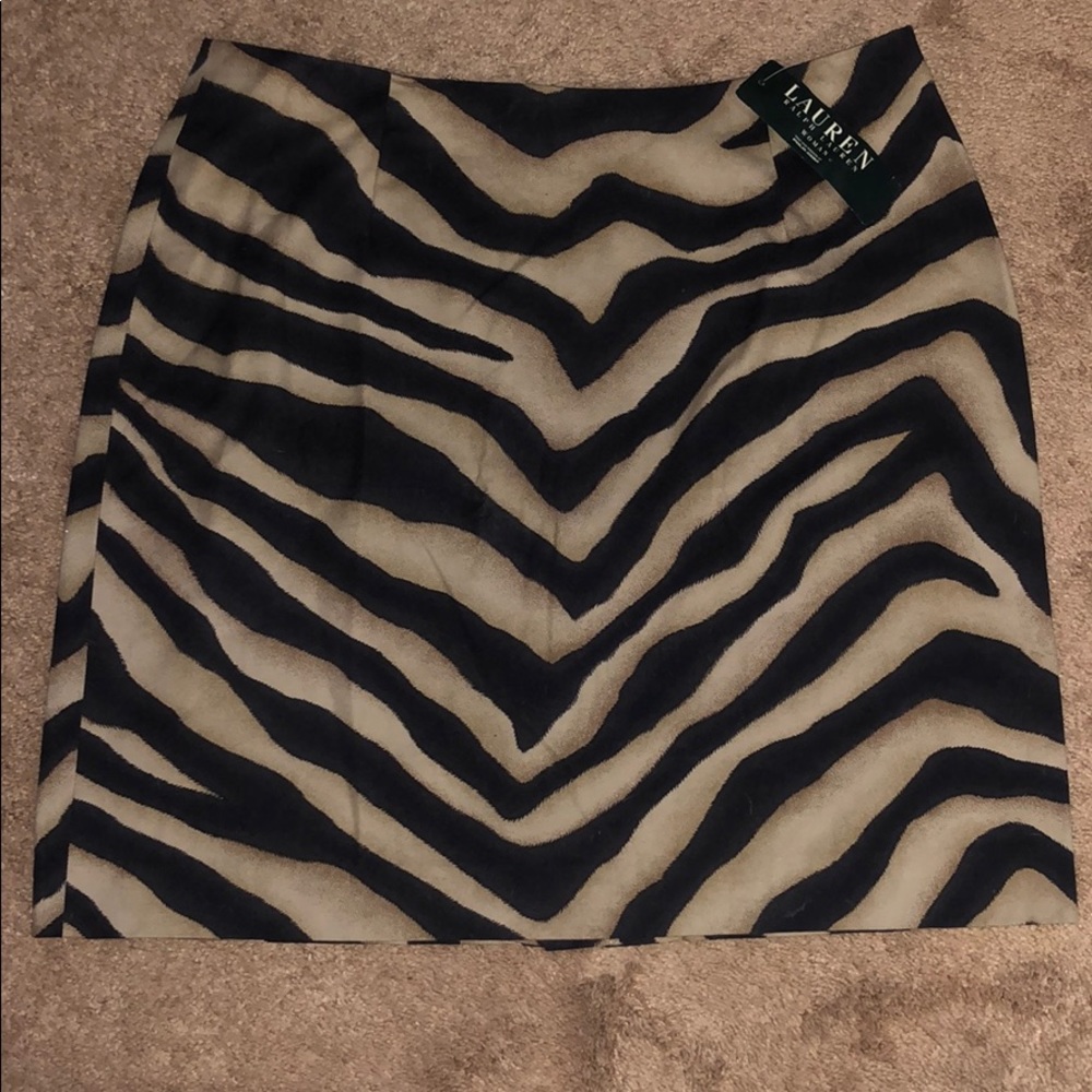NWT LAUREN Ralph Lauren tiger print skirt 🐅🐅🐅